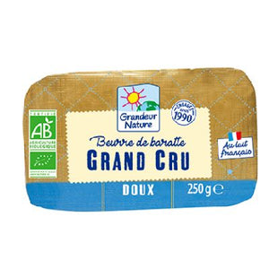 Beurre Baratte Cru Doux 250 G De France