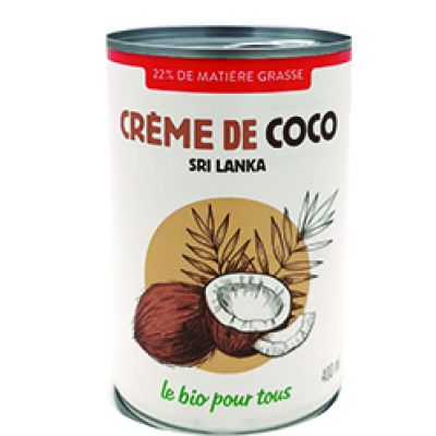 Lait de coco bio CARREFOUR BIO : la boite de 400mL à Prix Carrefour