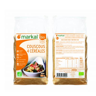 Couscous 4 Cereales Ble Dur Ancien 500g
